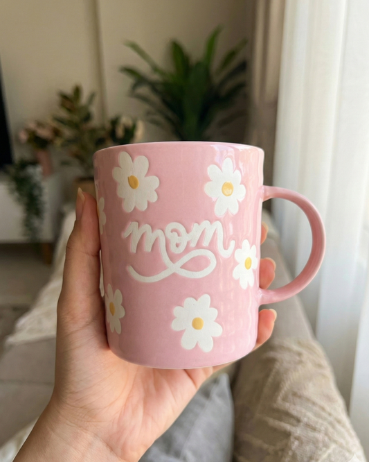 Mom Daisy Ceramic Mug – 650 ml