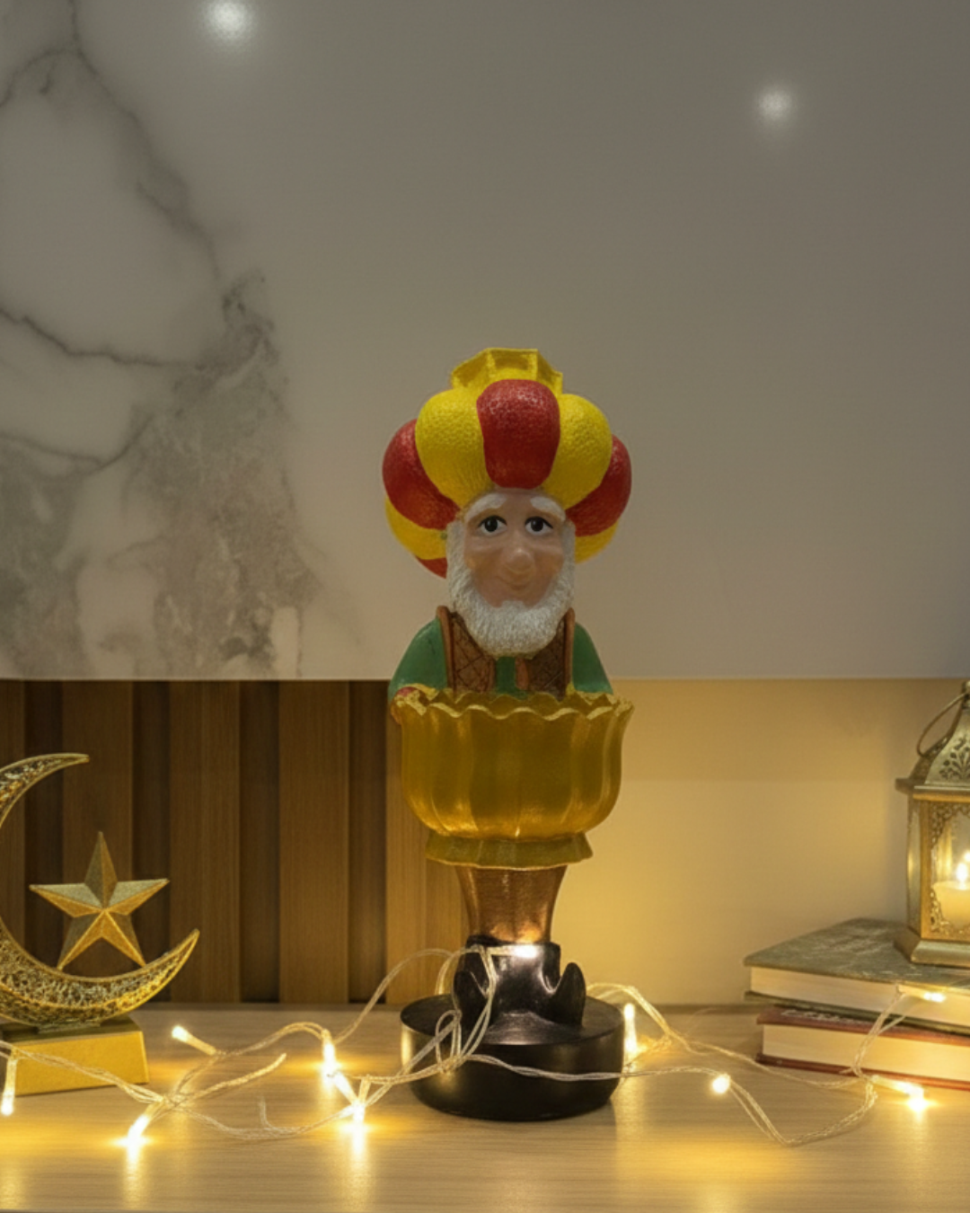 A Handmade Huge  Cozy Ramadan Corner with a 34 cm Festive Character