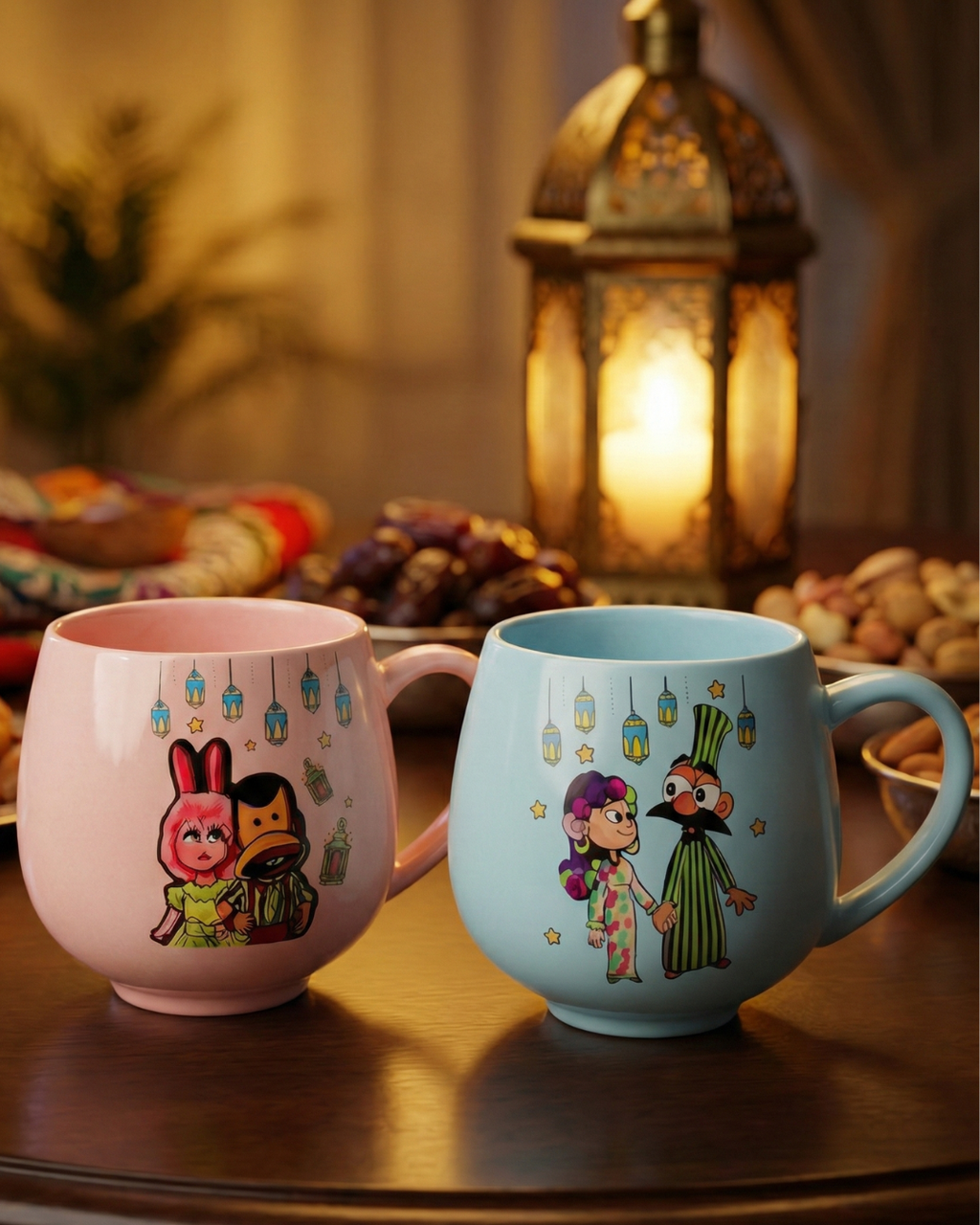 Basant & Diasty & Bogy & TamTam Mug Set – Ramadan Edition