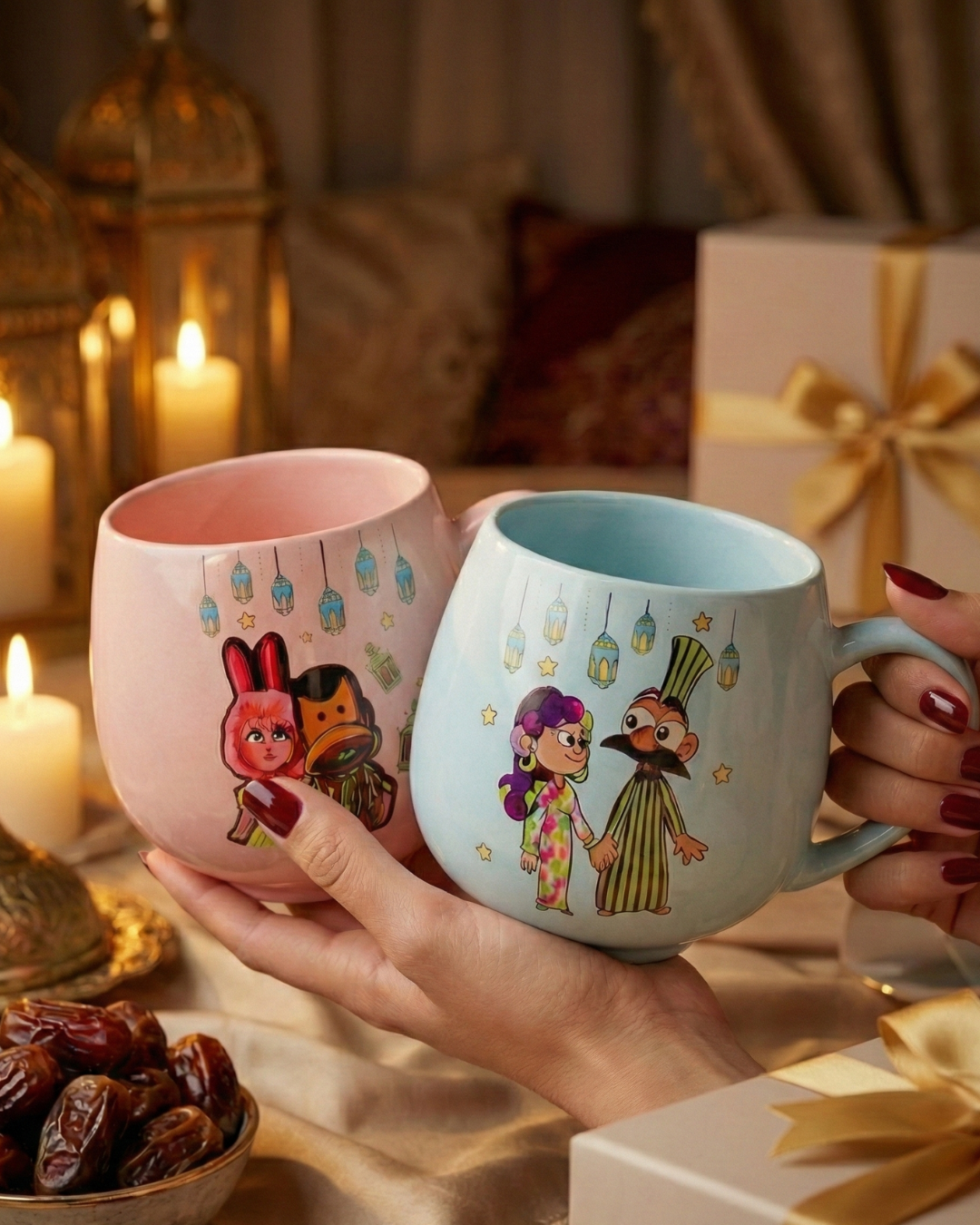 Basant & Diasty & Bogy & TamTam Mug Set – Ramadan Edition