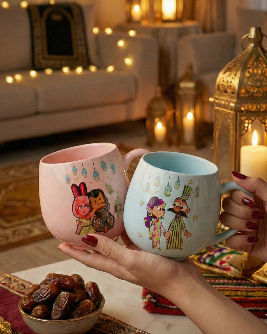Basant & Diasty & Bogy & TamTam Mug Set – Ramadan Edition