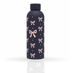 Black Roses Stainless Steel Bottle - Elegant Insulated Water Bottle