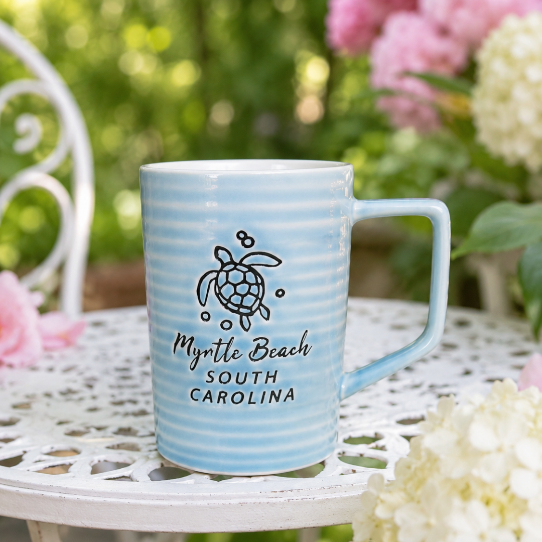 Blue Turtle Beach Mug 370ml