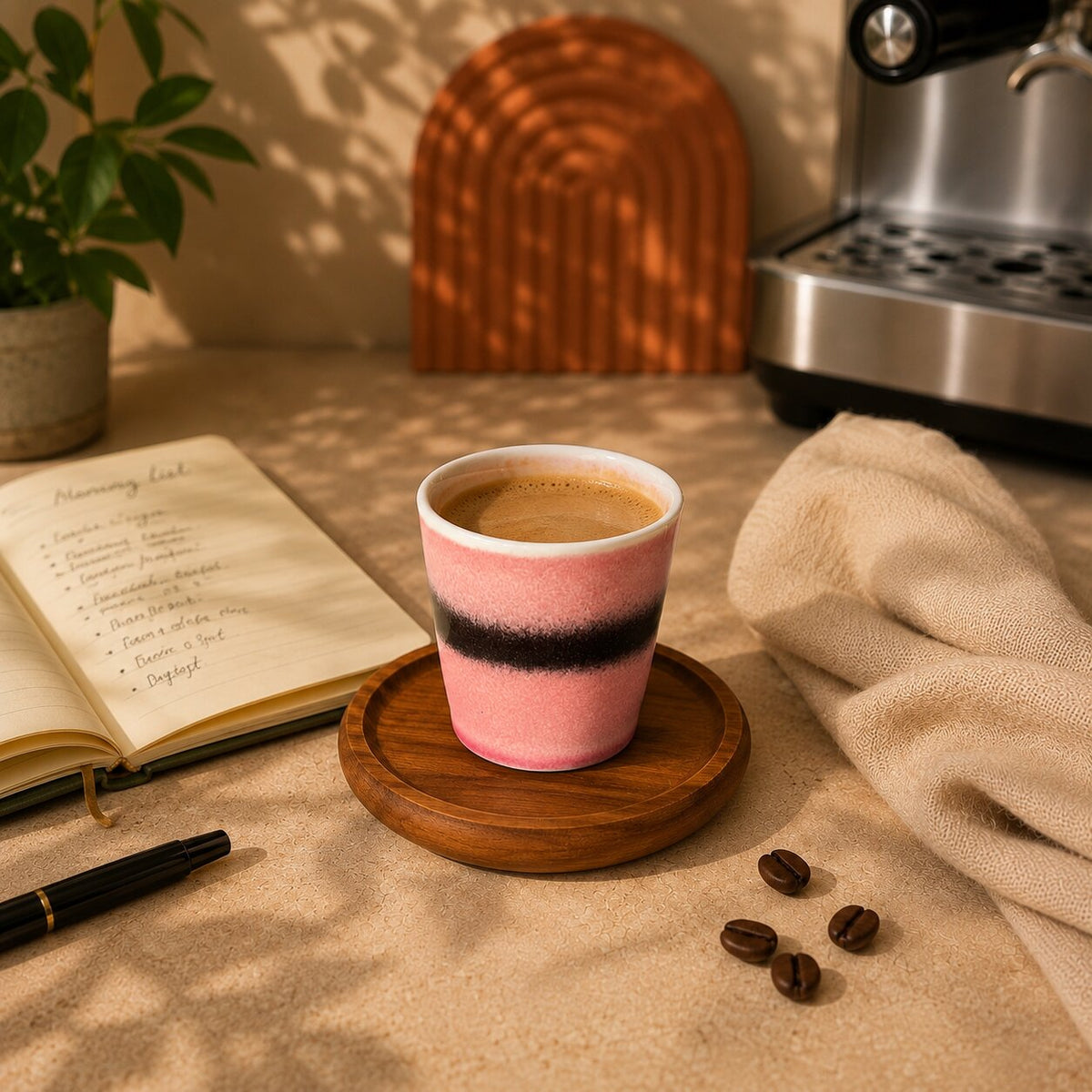 Blush & Black Coffee Cup 160ml