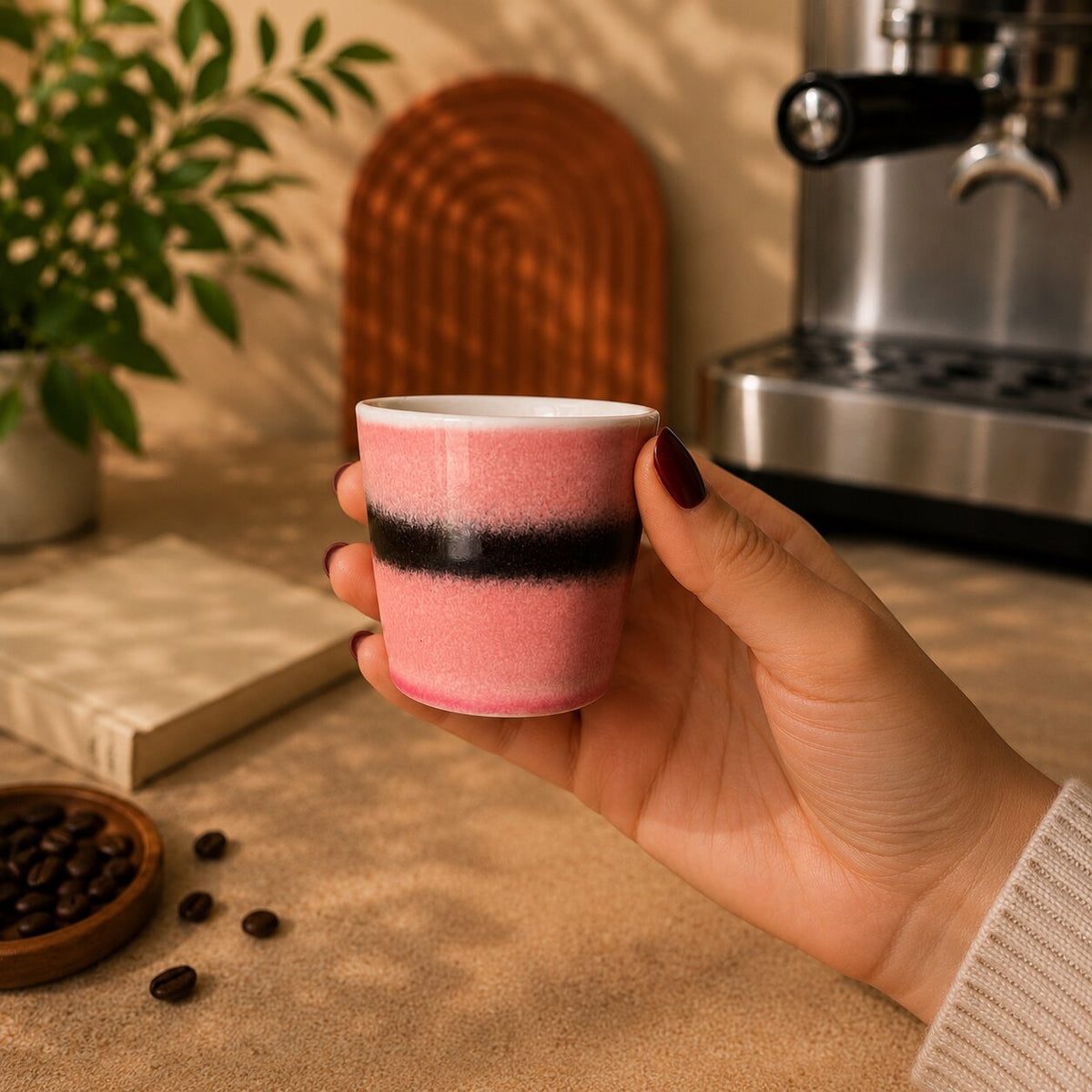 Blush & Black Coffee Cup 160ml