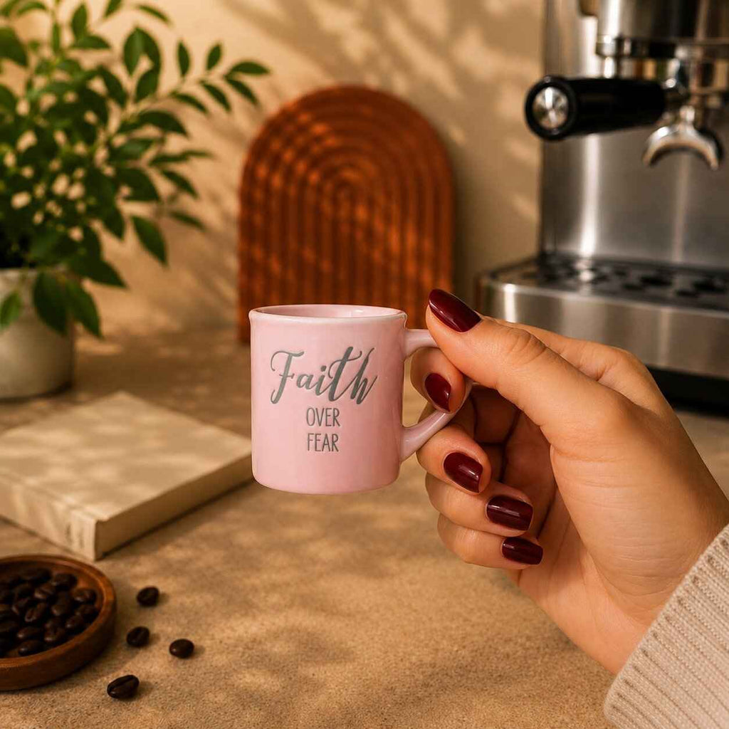 Faith over Fear 90ml Espresso Cup