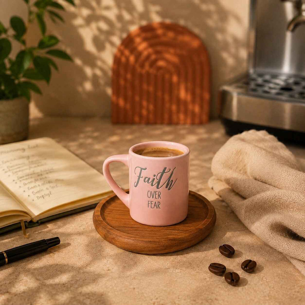Faith over Fear 90ml Espresso Cup
