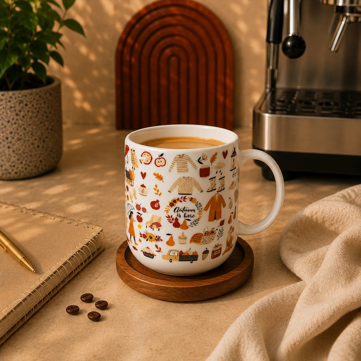 Autumn Ceramic coffee Mug – 350ml