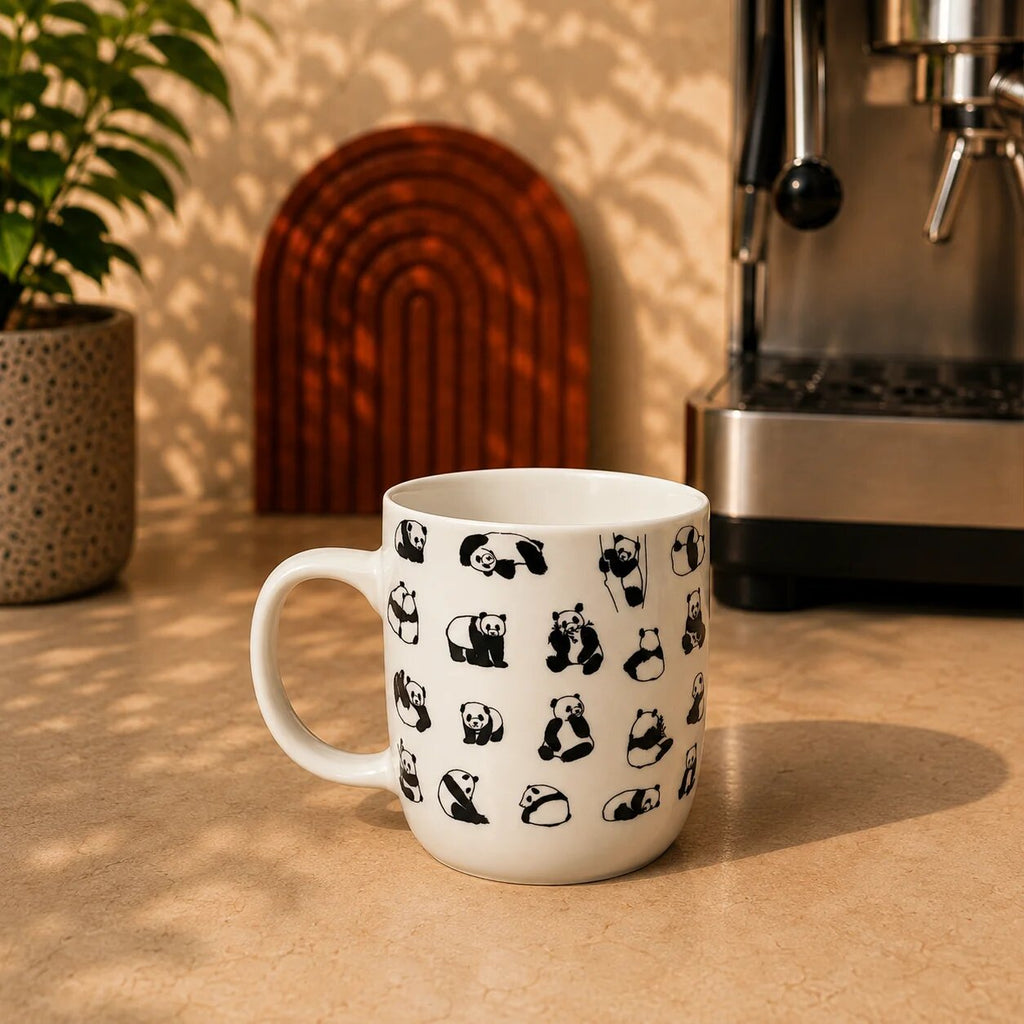 Cute Panda Ceramic Mug – 350ml