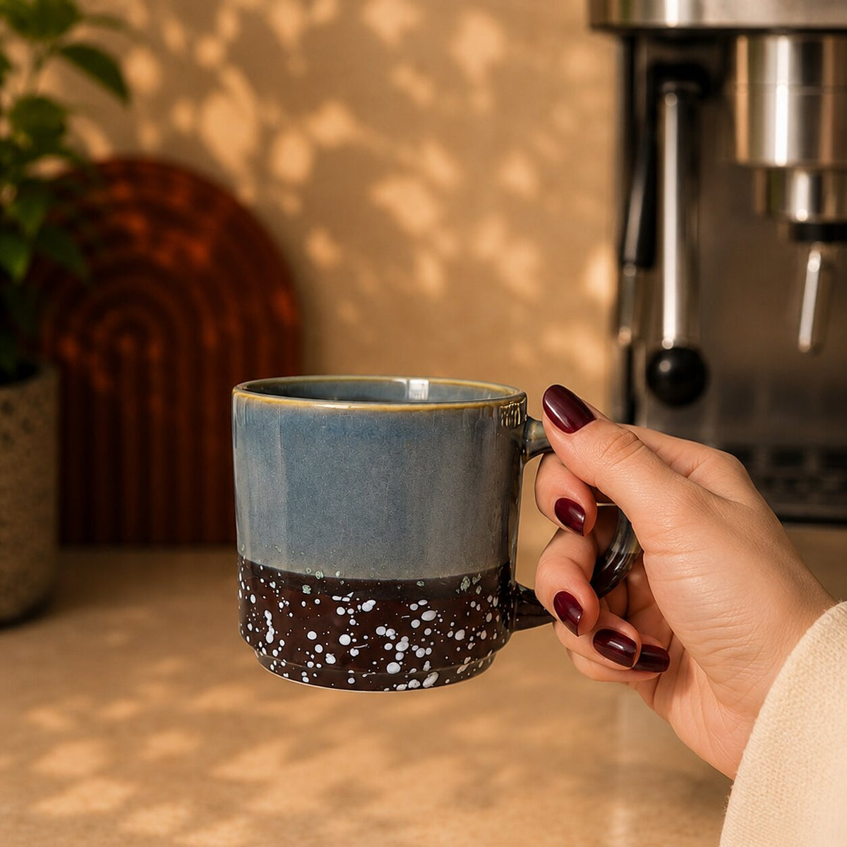 Speckled Gray Coffee Mug 350ml