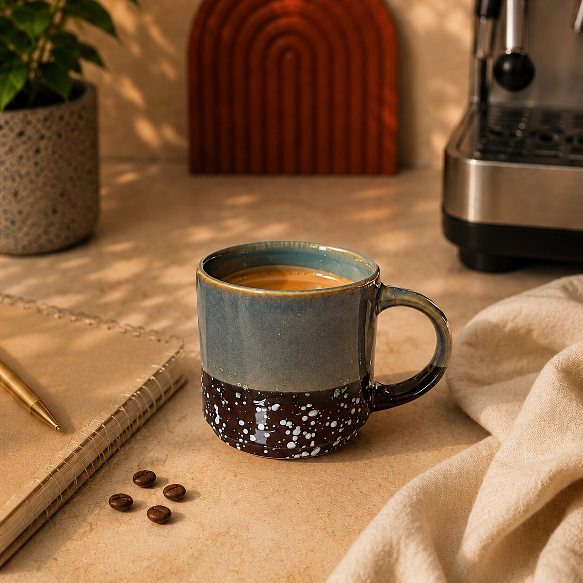Speckled Gray Coffee Mug 350ml