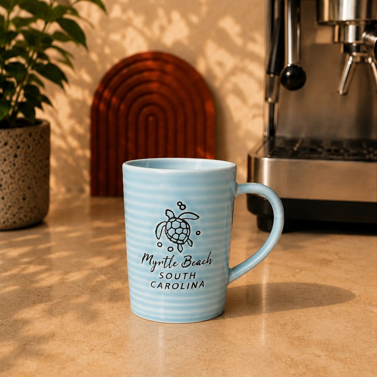 Blue Turtle Beach Mug