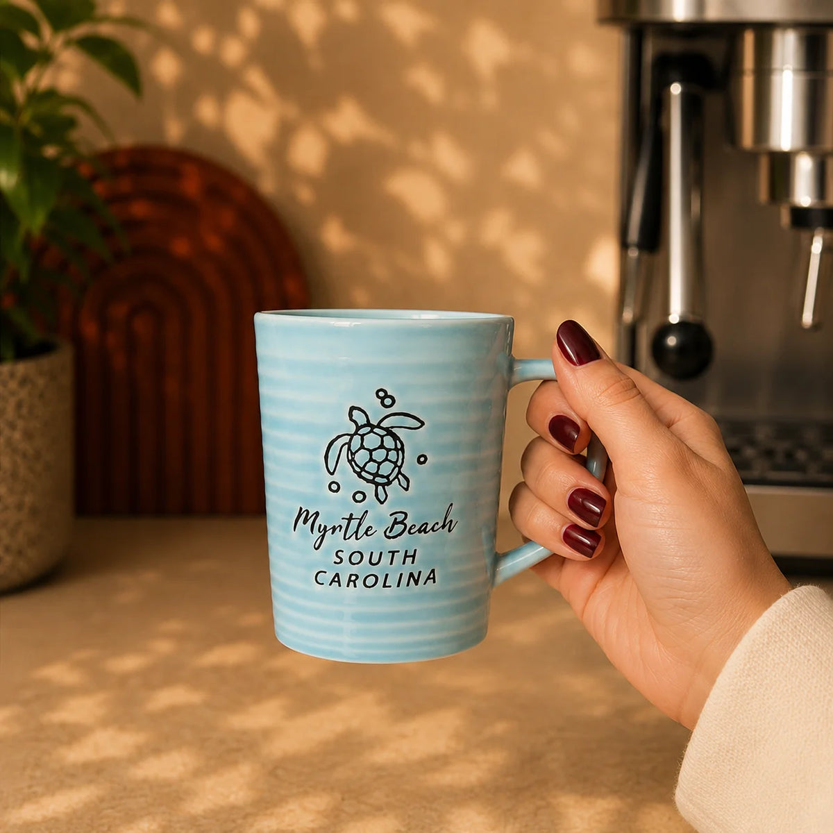 Blue Turtle Beach Mug