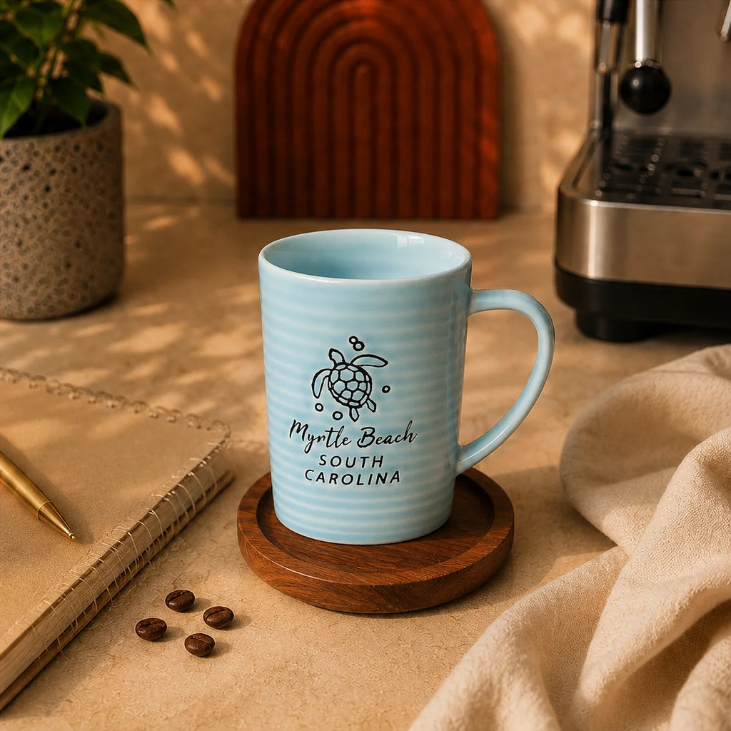 Blue Turtle Beach Mug