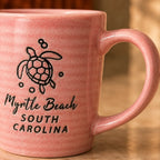 Pink Turtle Beach Mug