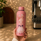Pink Stainless Steel Water Bottle 500ml