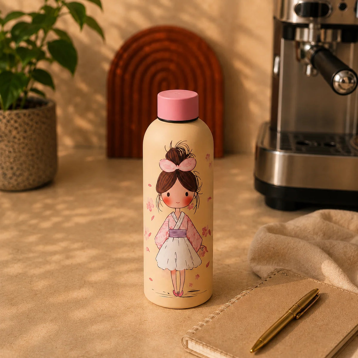 Blossom Girl Stainless Steel Bottle 500ml