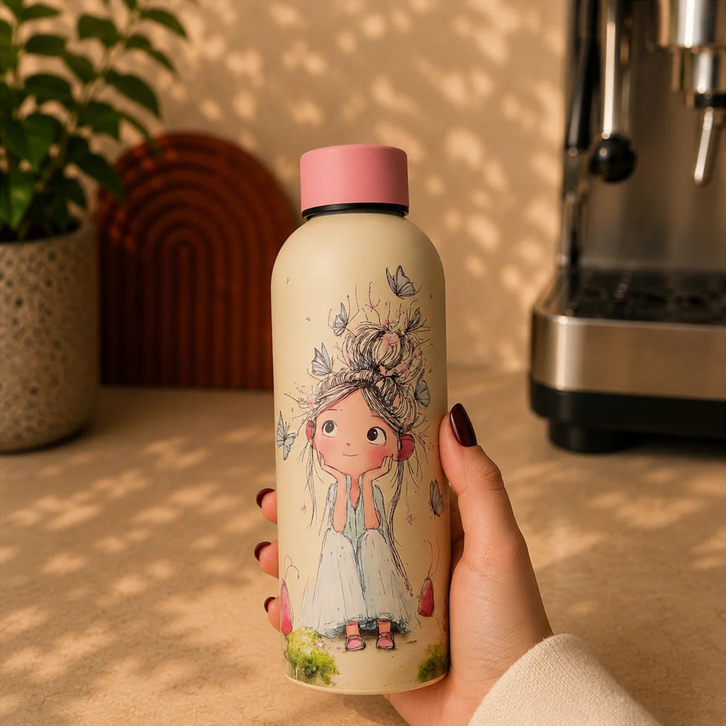 Fairy Stainless Steel Water Bottle 500ml