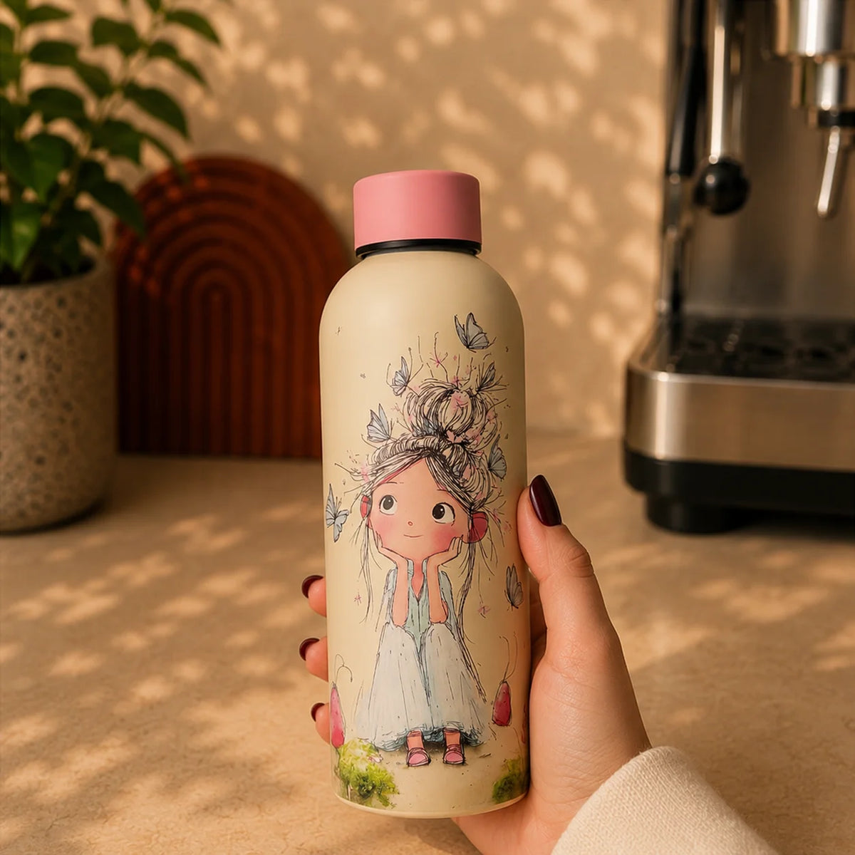 Fairy Stainless Steel Water Bottle 500ml