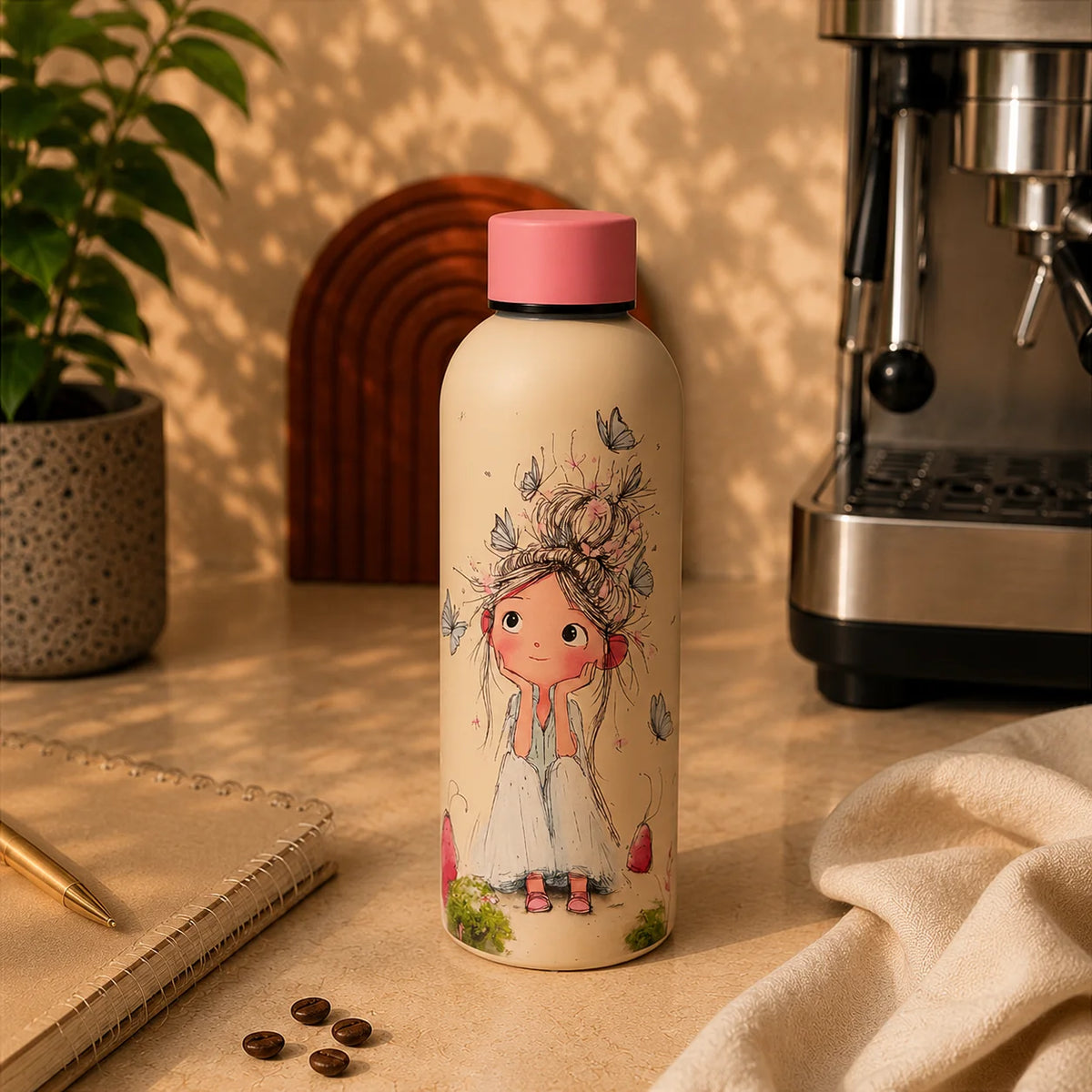 Fairy Stainless Steel Water Bottle 500ml