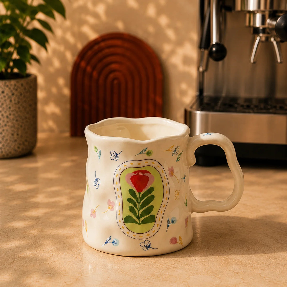 Botanical Charm Ceramic Mug 400ml