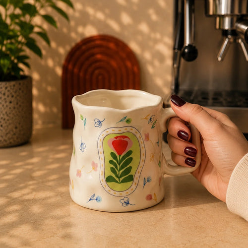 Botanical Charm Ceramic Mug 400ml