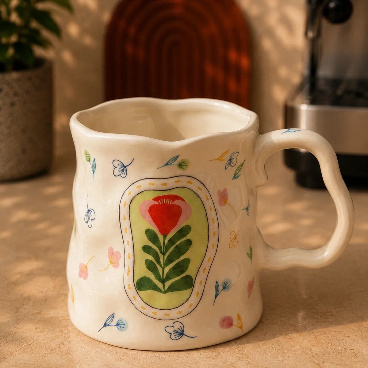 Botanical Charm Ceramic Mug 400ml