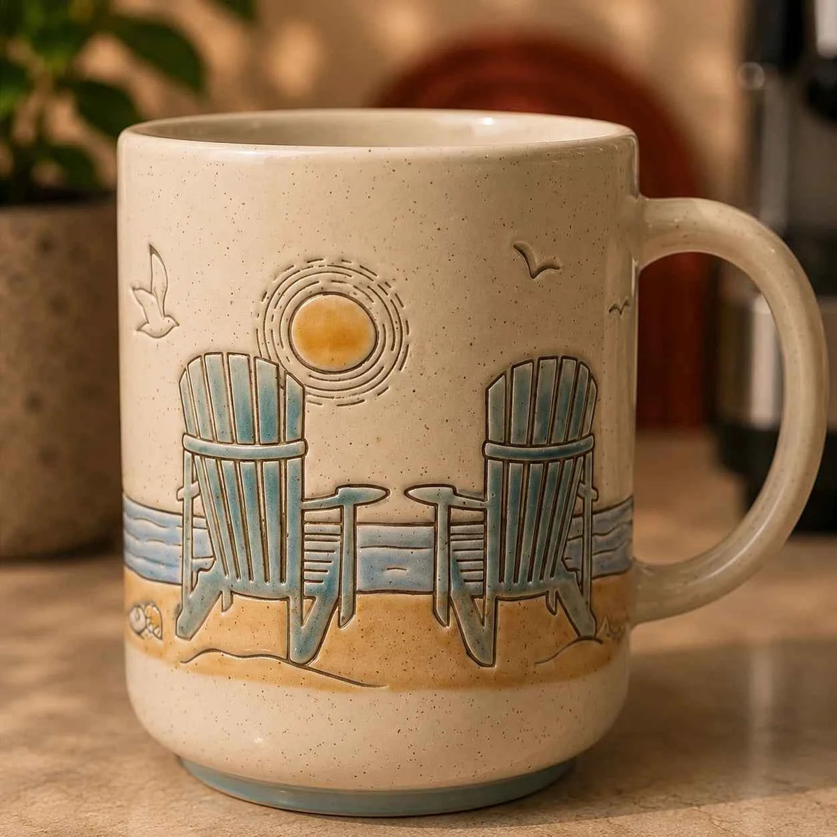 Seaside Chairs Mug 500ml
