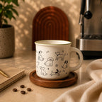 Cute Dog Coffee Mug 310ml – Clean Minimal Style