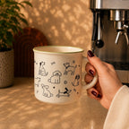 Cute Dog Coffee Mug 310ml – Clean Minimal Style