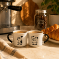 Cat & Dog Couple Mug Bundle 90ml
