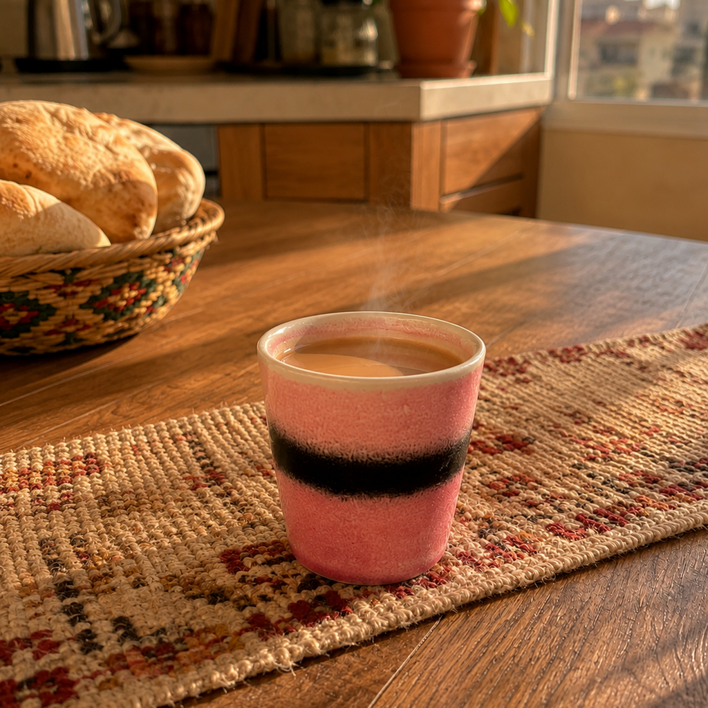 Pink Stripe Espresso Cup 160ml