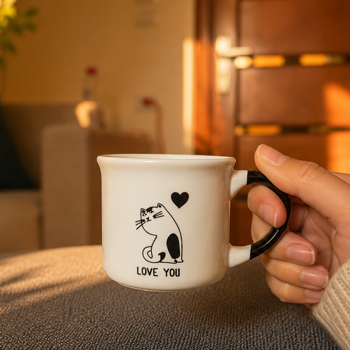 Love You Cat Mini Mug 90-120ml