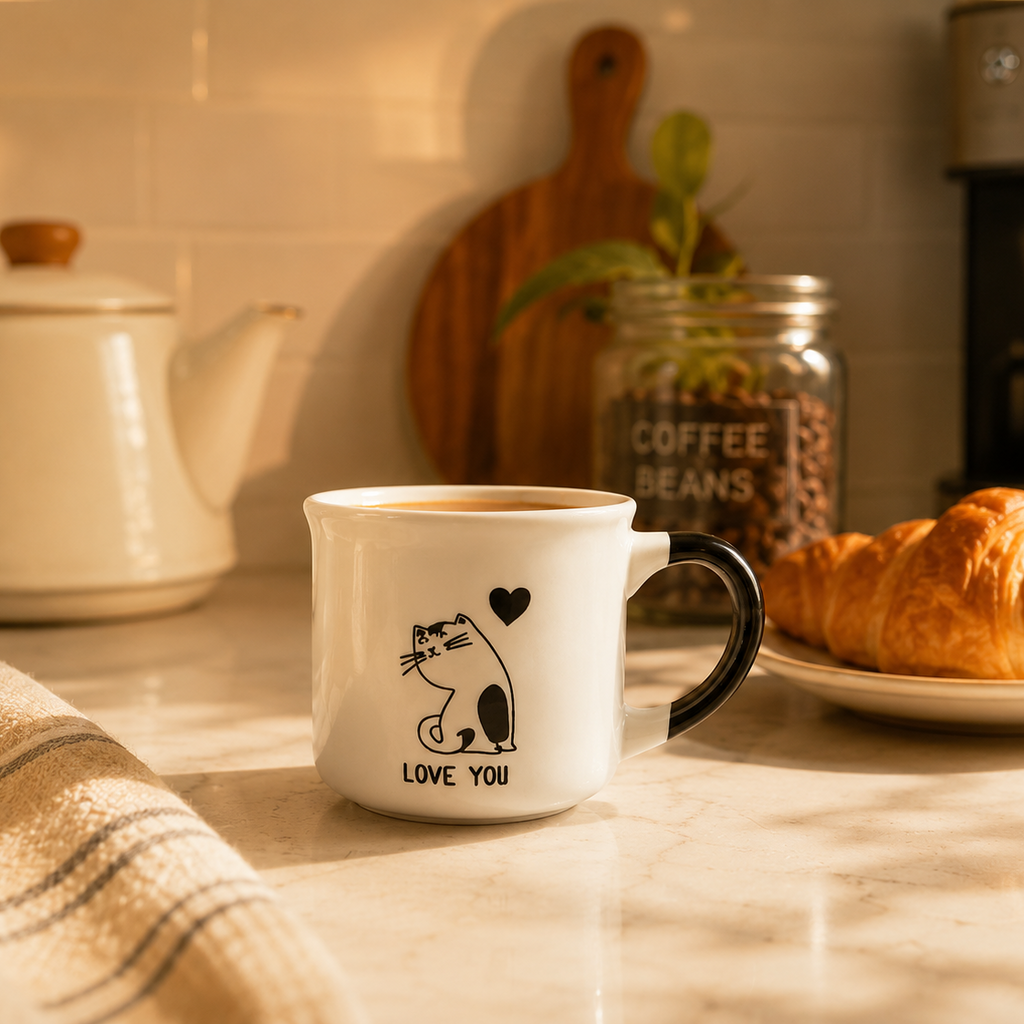 Love You Cat Mini Mug 90-120ml