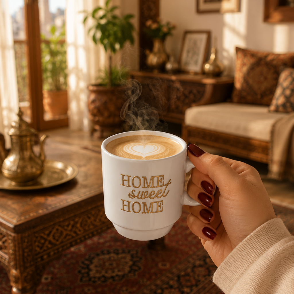Home Sweet Home Ceramic Coffee Mug 160ml