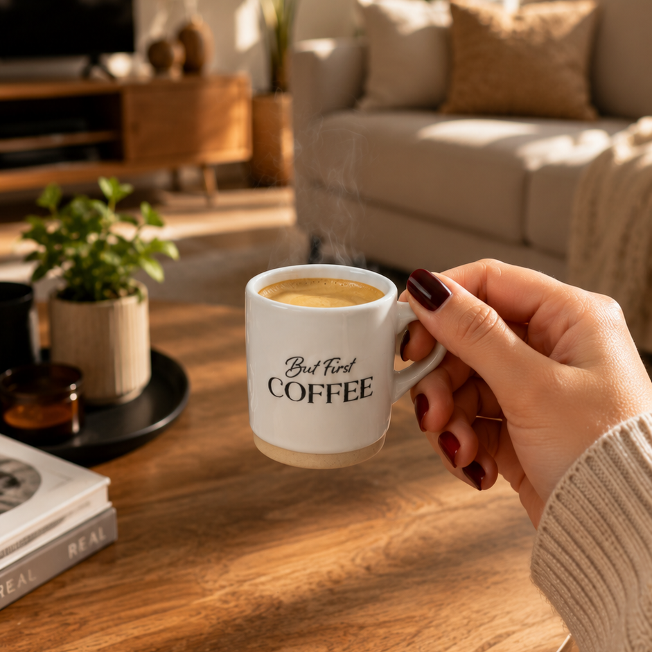 But First Coffee Espresso Cup 90ml