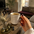 Rustic Café Embossed Ceramic Espresso Cup – 140ml