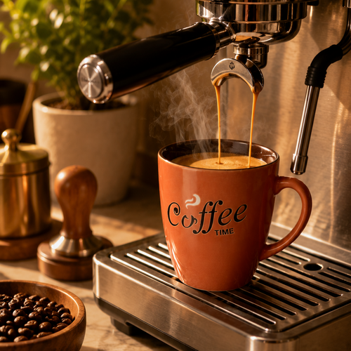 Coffee Time Ceramic Coffee Mug 200ml