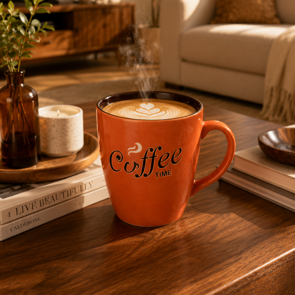 Coffee Time Ceramic Coffee Mug 200ml