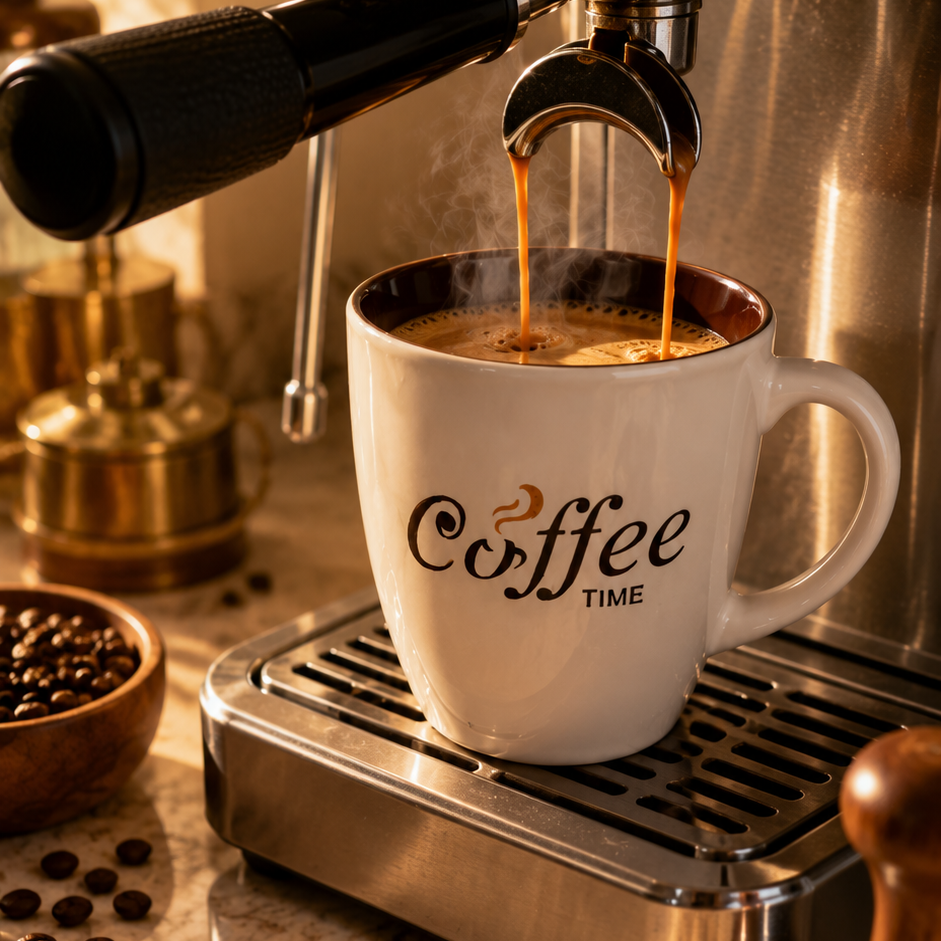 White Ceramic Coffee Mug 200ml