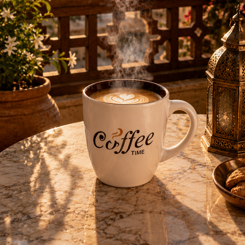 White Ceramic Coffee Mug 200ml