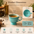 Turquoise  Espresso Cup 90ml