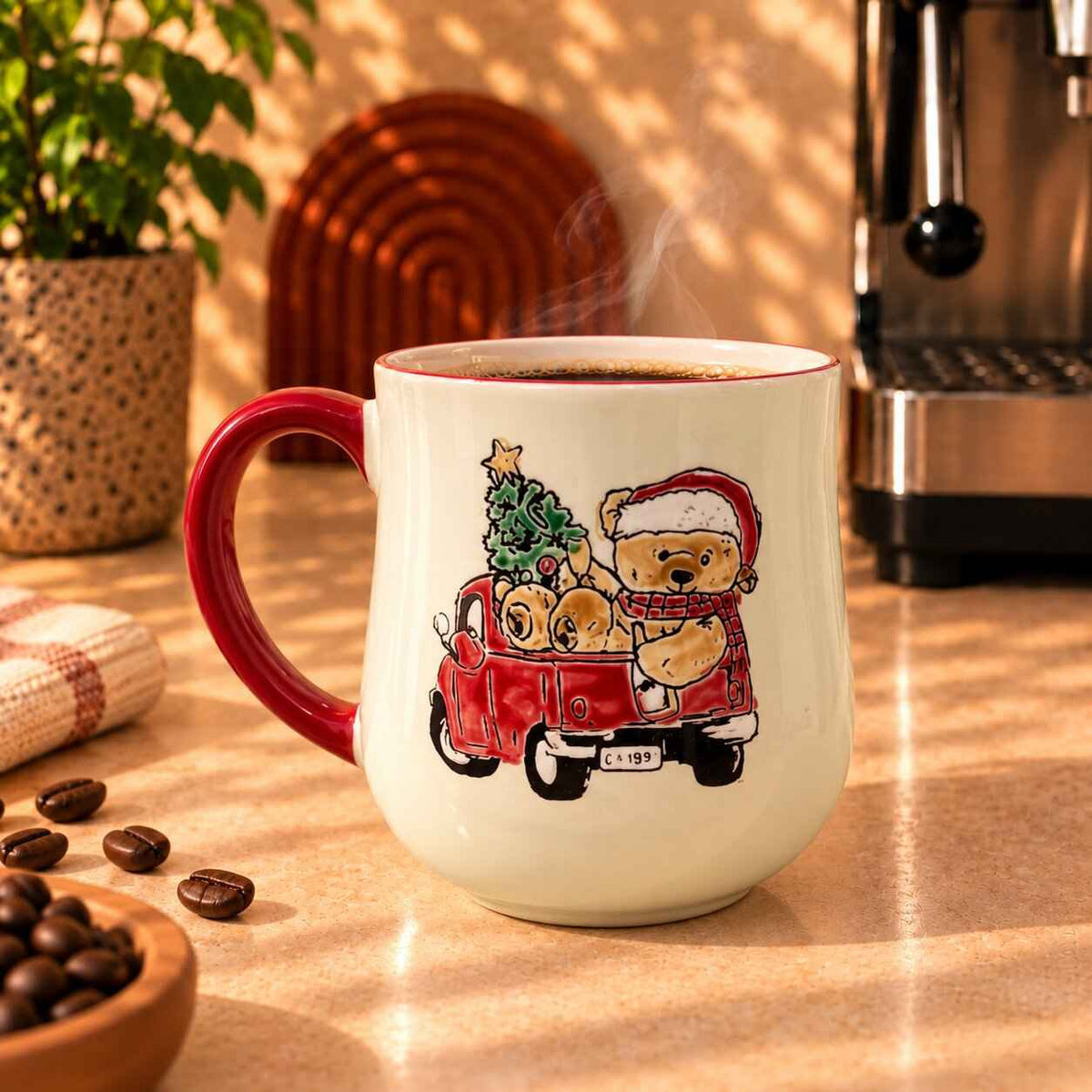 Christmas Teddy Bear Mug – 500ml