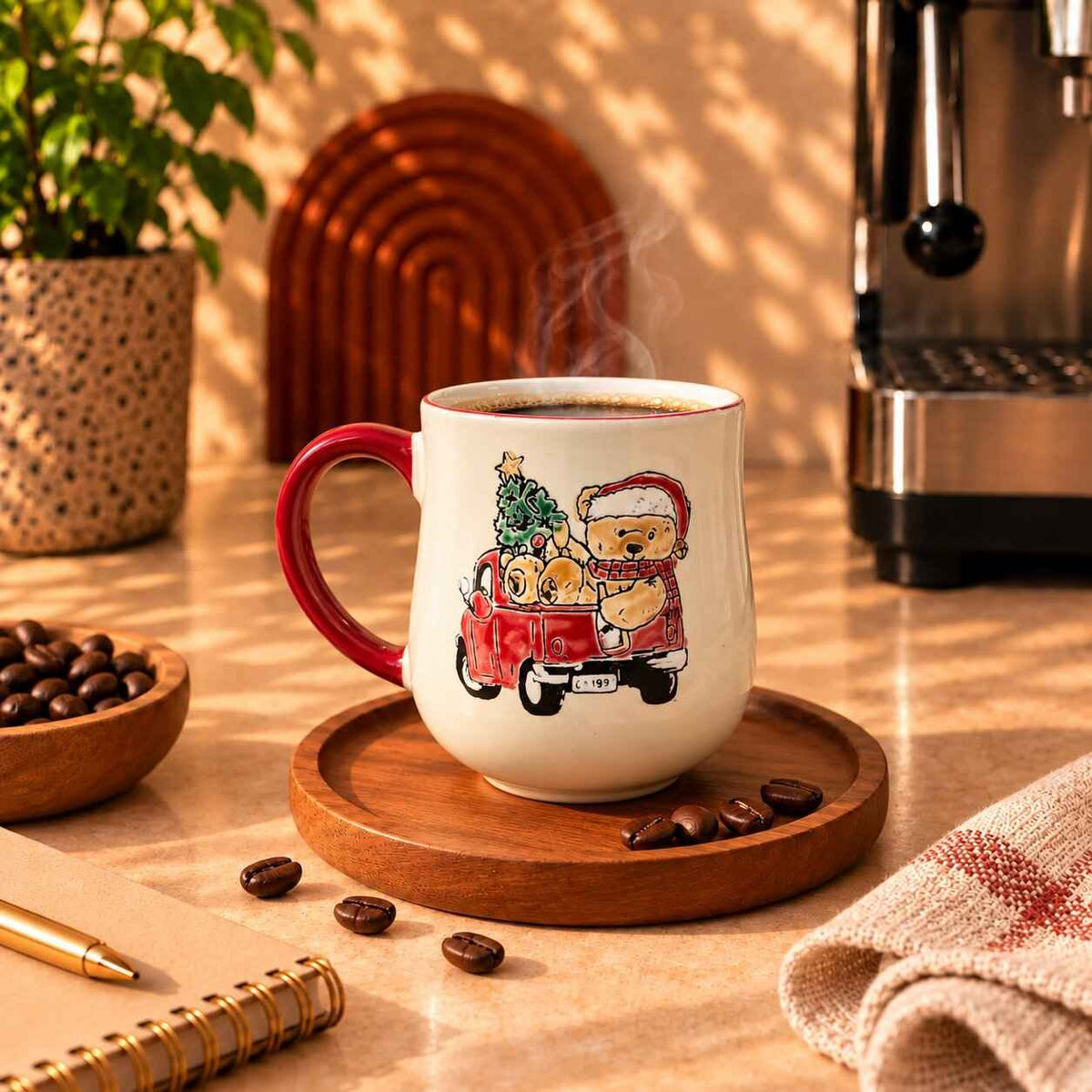 Christmas Teddy Bear Mug – 500ml