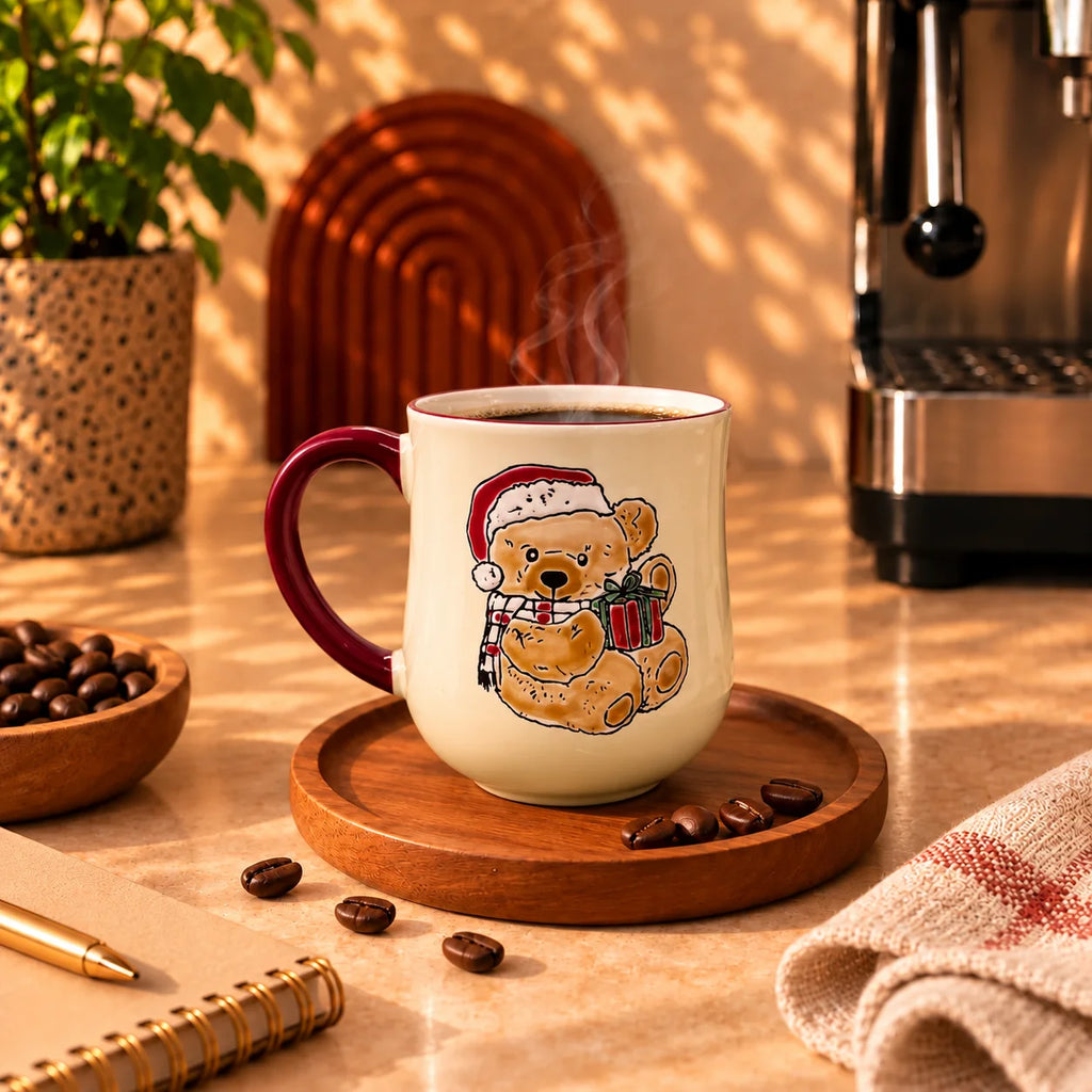 Christmas Teddy Bear Gift Mug – 500ml - ceramic mug, view 4 of 4
