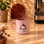 Warm Wishes Hello Kitty Pink Mug – 500ml - ceramic cup gift by Gifteila