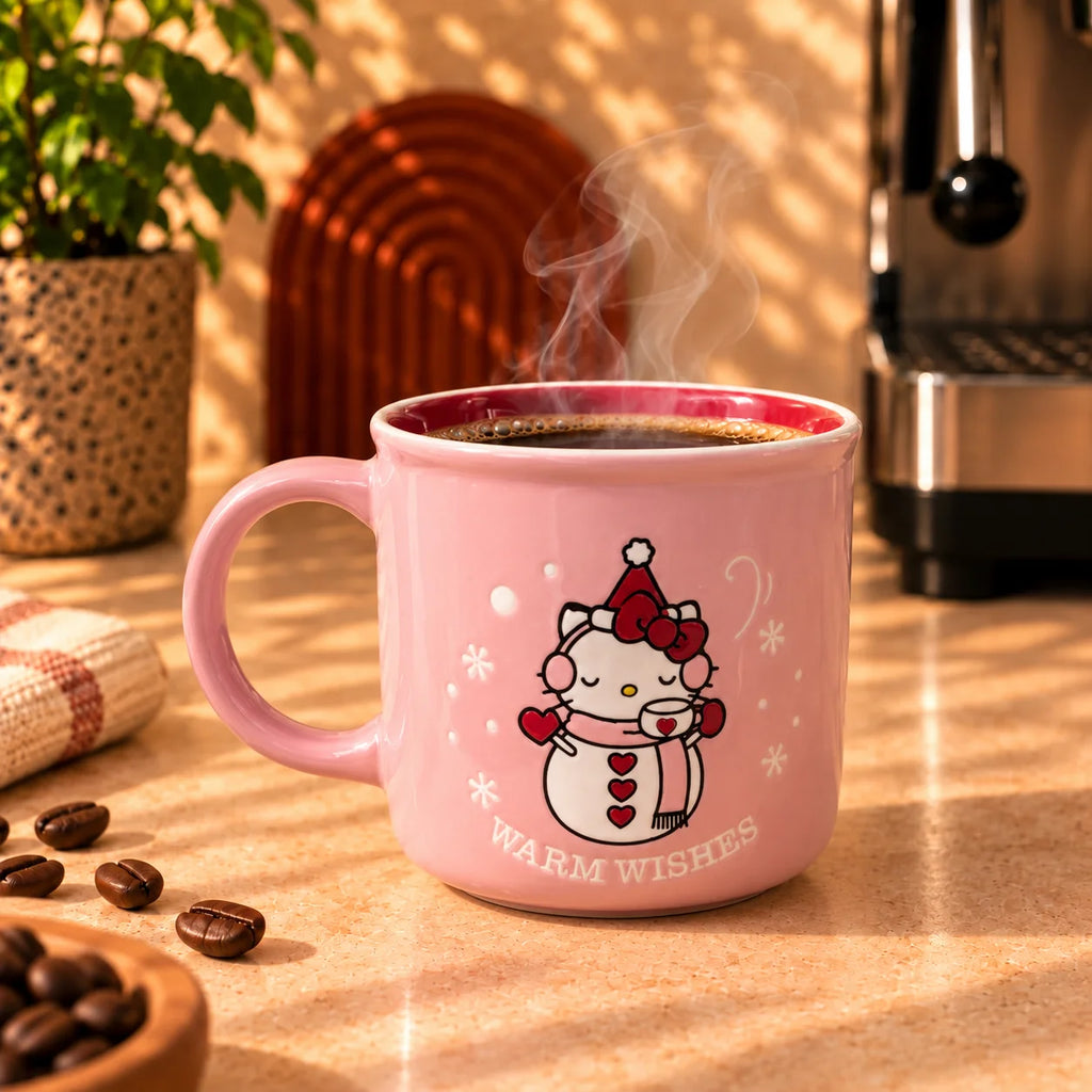 Warm Wishes Hello Kitty Pink Mug – 500ml - ceramic cup, view 3 of 4