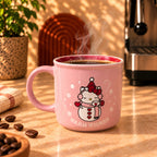 Warm Wishes Hello Kitty Pink Mug – 500ml - ceramic cup, view 3 of 4