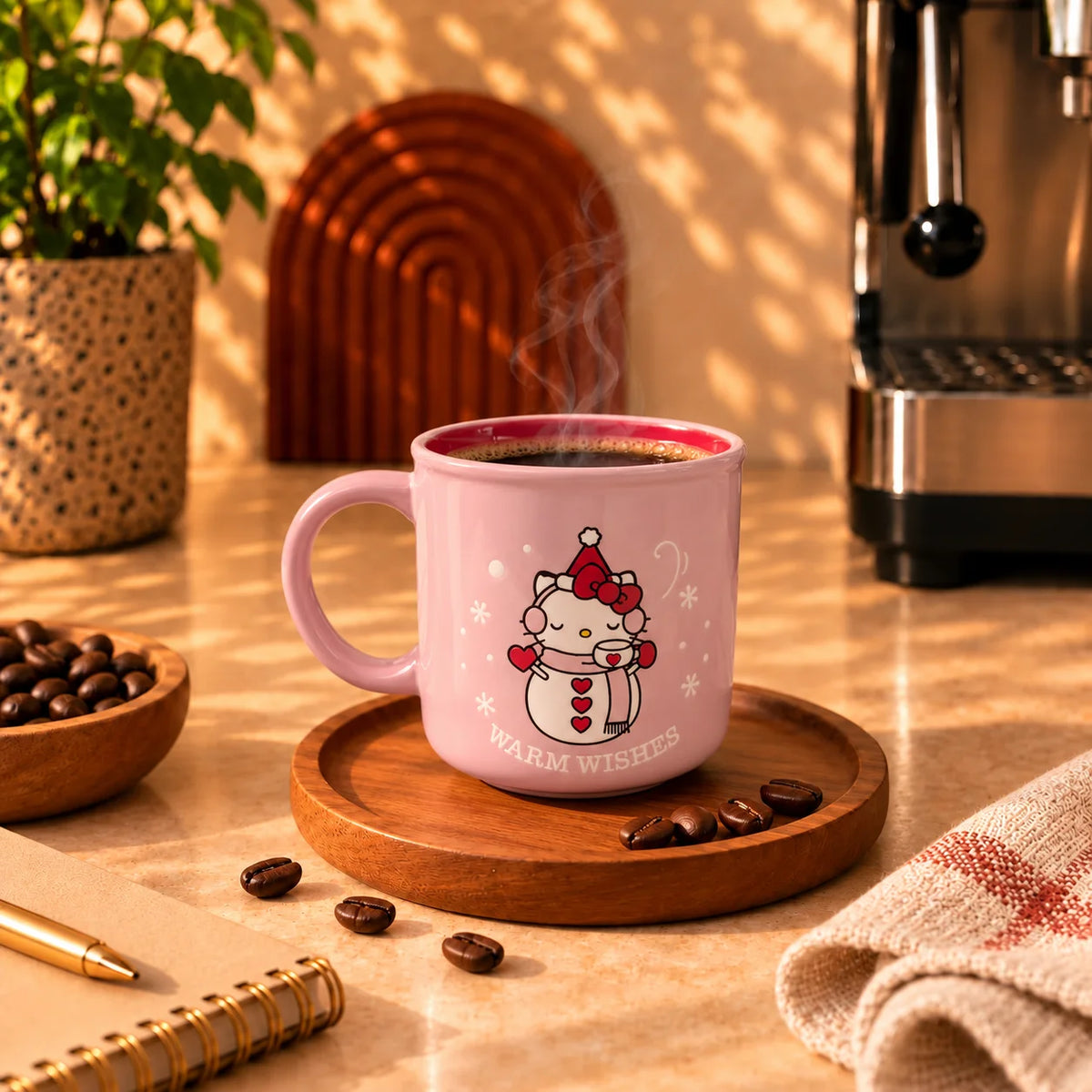 Warm Wishes Hello Kitty Pink Mug – 500ml - ceramic cup, view 4 of 4