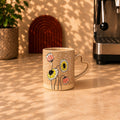 Speckled Floral Mug 350ml - ceramic mug gift by Gifteila